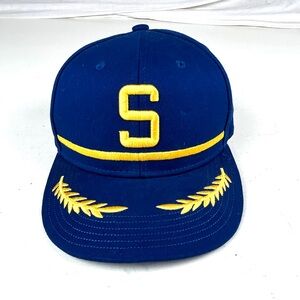 Seattle Pilots Throwback Snapback Hat Alaska Airlines Mariners SGA Cap Baseball